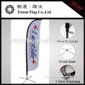 Double Sided Feather Flags Banner , Advertising Beach Flags